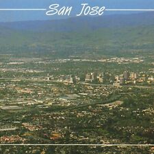 Postcard CA San Jose Aerial View Santa Clara Valley Silicon Valley Santa Cruz picture