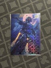 2025 Topps Chrome Star Wars Galaxy Boba Fett Matter of Luck Logofractor /77 #7 picture
