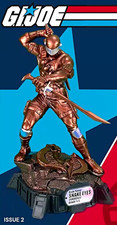 The Bradford Exchange G.I. Joe Snake Eyes Porcelain Bronze Mini Statue Issue #2 picture