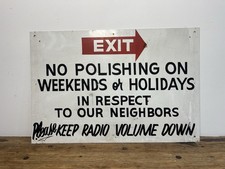 Vintage Hand Painted Car Wash Sign picture