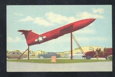 SAN ANTONIO TEXAS LACKAND AIR FORCE BASE MATADOR MISSILE VINTAGE POSTCARD picture
