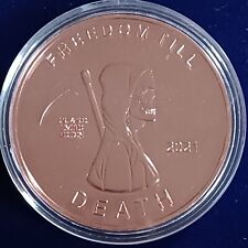 Rare Freedom Till Death 2021 Challenge Coin J.S. & S.O. Limited Edition Medal picture