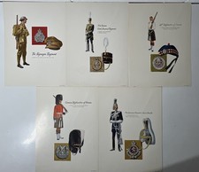 Vintage Canadian Military Regiment Uniform Prints O’Keefe’s 9x12 picture
