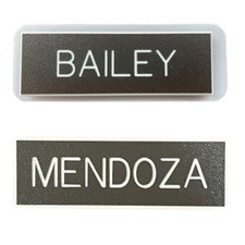 Custom Army Dress Black Name Tag, Regular Post picture