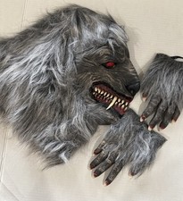 Wolfman Halloween Mask And Hands picture