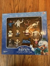 Rudolph And The Island of Misfit Toys 12 Christmas Tree Ornament Set in Box 2001 picture