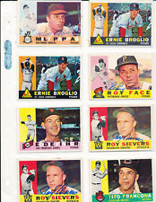 1960 Topps Signed 16 Ernie Broglio Cardinals em picture
