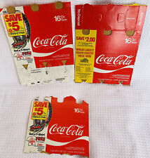 (3) Vintage 1979 Coca Cola Empty Bottle Carrier Hershey Park Offer Country Music picture