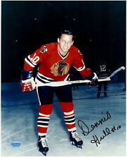 Dennis Hull- Chicago Blackhawks- Autographed 8 x 10 Photo picture