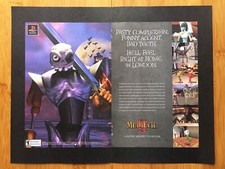 2000 MediEvil II 2 PS1 Playstation 1 Vintage Print Ad/Poster Authentic Promo Art picture