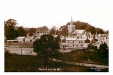rt0113 - Aberford from the hill showing Church - Yorkshire - print 6x4 picture