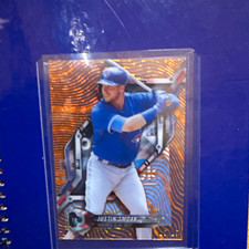 Topps 2016 High Tek Justin Smoak Orange Parallel Blue Jays 15/25 picture