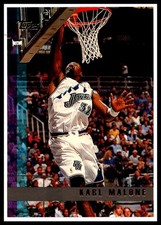 1997 Topps Karl Malone #166 Utah Jazz Basketball picture