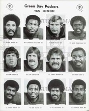 1975 Press Photo Green Bay Packers football head shots - lrs25373 picture