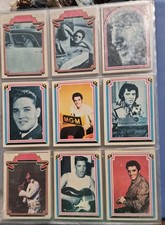 1978 Elvis Presley Boxcar Trading Cards 1-66 Set Boxcar VINTAGE