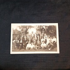 Vintage RPPC Postcard Group Musicians String Band Guitar Mandolin Violin Fiddle picture