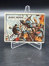 1962 TOPPS CIVIL WAR NEWS #81 DEADLY DEFENSE picture