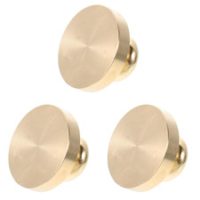 3 Pcs Wax Seal Stamp Head Blank Brass Wax Seal Head for Envelope Lacquer Weddin picture