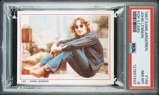 1987 Samlarserien Pop Stars JOHN LENNON #149 PSA 8 Pop 1 highest Beatles picture