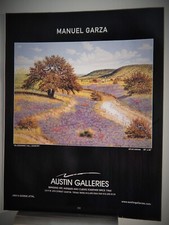 MANUEL GARZA ART PIECE VTG ORIG 2000 ADVERTISEMENT picture