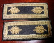 BEAUTIFUL ORIGINAL US ARMY STAFF MAJOR SHOULDER STRAPS LATE INDIAN WAR PERIOD picture