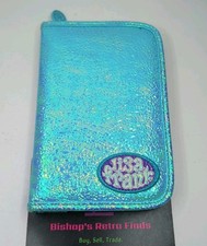 Vintage Lisa Frank Mermaid Blue Planner Calendar Iridescent W Pen  picture