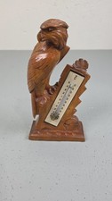 Vintage Ornawood American Eagle Shelf Thermometer ~ Patriotic picture