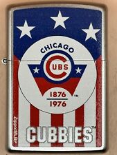 2017 Chicago Cubs 1876-1976 Cubbies MLB Bradford Exchange Chrome Zippo Lighter picture