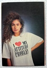 Pooja Bhatt 1990s Bollywood Actress Rare Vintage Postcard Attitude T-Shirt picture