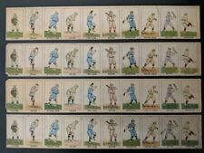 exCeedIngLy Rare - 4 uncut strips of W552 1919 Mayfair Baseball Positions Cards picture