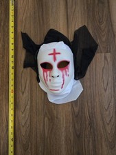 Halloween Cos-play Horror Nun's Mask, NWOT picture
