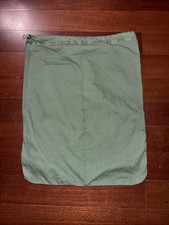 Vintage Us Military Army Olive Grab Green Rucksack Duffle Barracks Bag picture