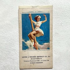 Vtg Signed Elvgren PinUp Girl Calendar Pocket Notebook 69-70 Risqué Advertising picture