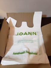 JoAnn Plastic Shopping T-Shirt Medium Bags Case of 1000 NEW picture