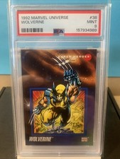 (PSA 9) WOLVERINE 1992  IMPEL MARVEL UNIVERSE #38 MINT picture