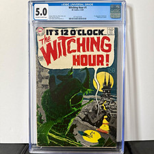 Witching Hour #1 CGC 5.0 OW/W pages DC 1969, Nick Cardy cover, 1st three witches picture
