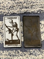 Bald Bros x Forward Observations Group FOG Tarot Logo Leather Patch RARE picture