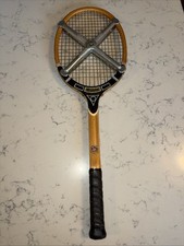 Tad Davis Imperial Vintage Wooden Tennis Racket 2L With Zephyr Support picture