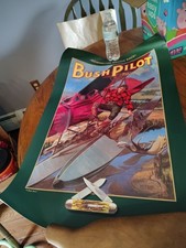 Vintage Remington Brings Back The Bush Pilot The Bullet Knife Poster 1992 picture