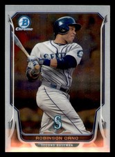 Robinson Cano 2014 Bowman Chrome Baseball #116 Chrome Refractor 500 picture