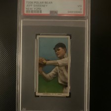 1909-11 T206 Polar Bear Jeff Sweeney New York Tobacco Card PSA 3 VG picture