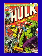 Incredible Hulk #181 - 1st Full App of Wolverine - MVS Intact - 1974 - 9.6 NM+ picture