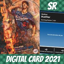 Topps Colorful 21 Walker Buehler Tenacity Fire Base SR Dodgers 2021 Digital Card picture