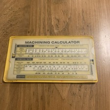 Kennametal Machining Slide Calculator Vintage Machinist Toolmaker A94-88 1989 picture