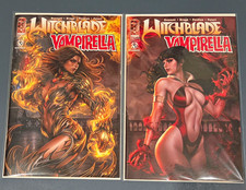 WITCHBLADE VAMPIRELLA #1 DAVID & MICHELLE DIAS 616 Variant AD Set LTD 550 Comics picture