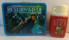 Vintage 1983 Star Wars Return of the Jedi Lunch Box with Ewok Thermos picture