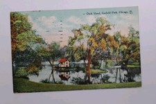 c1909~Chicago Illinois IL~Garfield Park~West Side~Duck Island~ Antique Postcard picture