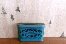 VINTAGE Advertising EDGEWORTH Ready-Rubbed SAMPLE SIZE TOBACCO TIN EMPTY picture