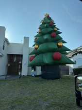 Large Inflatable Christmas Tree OZIS 26Ft Outdoor Indoor Holiday Party Yard picture