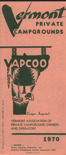1972 Vermont Private Campgrounds Vapcoo Camping Vintage Travel Brochure picture